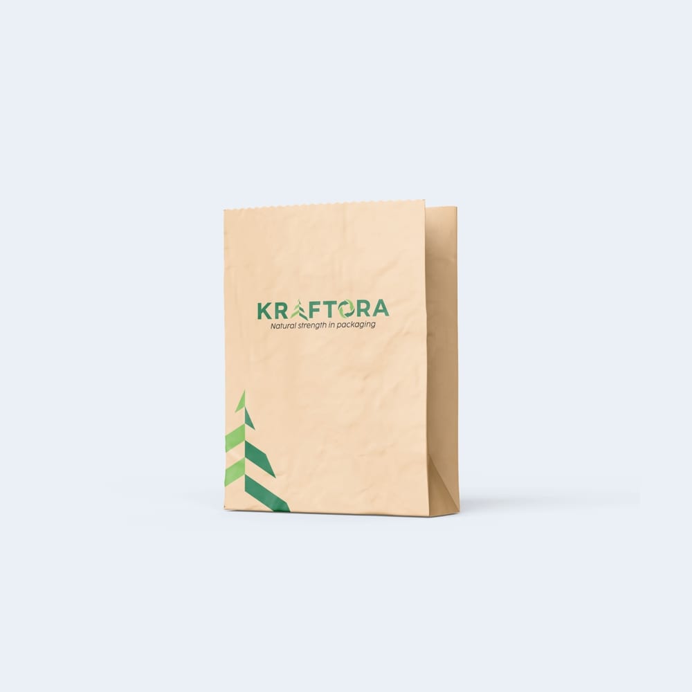 Kraft Düz Kağıt Torba 2